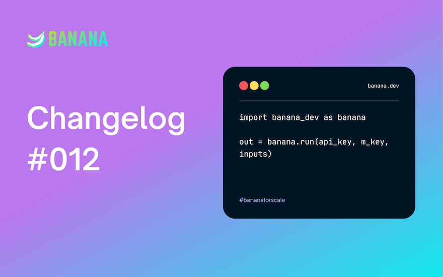 Changelog #012